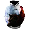 Men's Hoodies & Sweatshirts Men Clothes Wolf Printed Mens 3d Long Sleeve Jackets Quality Pullover Tracksuits Coat Top1