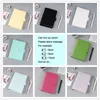 A6 Macaroon Leather Binder Notebook Cover Diary Agenda Planner Case School Stationery For Student 11 Colors