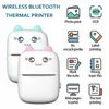 Máquina de impressão térmica portátil para impressora de bolso Bluetooth Mini impressora de imagens fotográficas para escritório doméstico de rótulos Aluno Pergunta errada Resposta