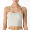 Soutien-gorge d'épissure réglable de couleur unie, tenues de Yoga pour femmes, débardeurs Slim, sous-vêtements de sport, course à pied, Fitness, respirant, Yog9257432