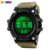 Skmei Men's Sports Watchファッションデジタルメンズウォッチ防水カウントダウンデュアルタイムThock Wristwatches Relogio Masculino 201194h