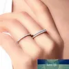 Charming Jewelry Women Micro-fine Inlaid Zircon Circle Ring Fastness Stainless Steel Ring