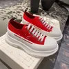 2022 homens mulheres piso escorregadio sapatos casuais plataforma sneaker plataforma alta triplo lace up canda moda chaussures tamanho 35-40 mkjkm0001