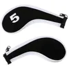 12pcs/set of Club Cover Zipper Type Golf Iron Headcovers Set F Putter Bag Protector Protective Case Head Neoprene O9Q51