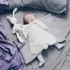 Sleeping Blanket Knitting Baby Blanket Newborn Toddler Quilt for Baby Swaddle Knitted Blanket Baby Newborn Plush Knit Swaddle LJ201105