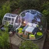 Tenda a bolla 3m Diametro Bubble House Tenda a cupola gonfiabile all'aperto Trasparente Fabbrica all'ingrosso Ventilatore gratuito Spedizione gratuita