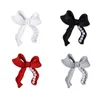 Bowknot Paznokci Art Decoration Japan Style Pearl Alloy Cekiny Paznokci Fałszywe Manicure Diament Biżuteria do paznokci