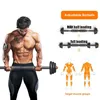 Justerbar Dumbbell Set Barbell Kettlebell Workout Vikter Vikt Lyftmuskel Övning Gym Fitnessutrustning