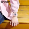 Sanda moda esporte feminino pulseira transparente led relógio digital senhoras relógio eletrônico reloj mujer relogio feminino 2009 201217214k