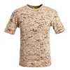 Mege Camuflagem Militar Camuflagem Respirável T-shirt de Combate, Homens T-shirt de Algodão de Verão, Army Camo Campo Tees G1222