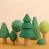 ドロップシップフォレストキャッスルビルディングブロック子供のための木のおもちゃのための虹のシミュレーションツリーのシミュレーションの木のような教育玩具ギフトLJ200928