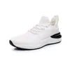 Billigare icke-varumärke löparskor män kvinnor svart vit grå ljus blå lätt andningsbarhet män tränare sport sneakers