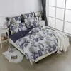 Yaxinlan conjunto de cama noctilucente duas cores puro algodão planta flores padrões de flores de cama de cama colilão capa fronha 4-7pcs y200111