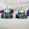 Ermakova Retro bronsmetall Dome of the Rock Figurine Staty Mosque Byggnadsmodell Vintage Hem Skrivbord Dekoration Present T200703