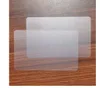 2020 (1000шт / серия) Высокое качество CR80 ПВХ Пластиковые Clear / прозрачный / прозрачный Blank Card