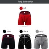 Nuovi uomini Intimo Boxer Gamba lunga Boxer corto Homme Mutandine Calzoncillos Boxer uomo Uomo Heren Ondergoed Lange Pijpen XXXL LJ200922