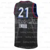 S Jerseys 6 Russell 0 Westbrook Basketbol Forması Siyah Carmelo 7 Anthony James Davis 23 Mamba LBJ 75th Kuzma Yıldönümü LeBron Mor Yell P3x7