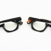 OCCHIALI da vista ottici per uomo donna Retro 372 Style Anti-Blue Light Lens Plate Half Frame con scatola