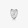 100% 925 sterling zilveren tropische palmbladring met heldere CZ voor vrouwen trouwringen mode engagement sieraden accessoires