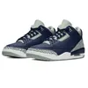 2021 Top Fashion Midnight Navy With Box Mens Jumpman 3 3S Basketball Scarpe Red Cement UNC Court Purple Fragment Sneaker