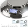 Digital köksskala hög noggrannhet 11lb5kg matskala med avtagbar skål rumstemperatur larm timer rostfritt stål libra 201211