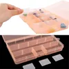 15 rasters Home Opbergdoos Lege Opslag Container Box Case voor Sieraden Oorbel Case Houder Organizer Dozen