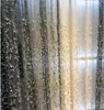 Sheer Cortins High End Light Light Luxo Embossed Cortina Screen Villa High-End Lace Streamer Fio Sala Quarto Quarto