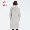 Astrid neuer Frühlingsmode langer Trenchcoat mit Kapuze hochwertiger urbaner weiblicher Outwear-Trend Lose dünner Mantel AS-7017 201028