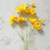 Simulation single branch 3-fork Coreopsis Gesang flower simulation flower artificial flower home furnance wedding supplies photography props