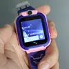 Q12 pulseira de relógio inteligente infantil lbs localizado smartwatch com câmera de discagem caixa de varejo à prova d'água para crianças uso interno e externo