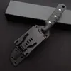 Bladetricks Coltello tattico Fratello 1070 in acciaio per molle Lama G10 Maniglia da campeggio Coltello EDC da esterno Strumento di difesa corpo a corpo Raccogli regali BM UT