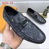 Nouveau luxe hommes chaussures habillées mode respirant impression cuir plat pois chaussures pour hommes chaussure de tennis meilleure qualité TAILLE US11