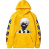 Anime Hoodie Tokyo Ghoul Drukowane Bluzy Topy Hip Hop Casual Luźne Sweter Bluzy Unisex H1227