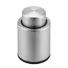 Silver Elegant Stainless Steel Vacuum Wine Stopper Vacuum Seal Wine Stopper ABS bottle Stoppers, Wine Pump Vacuum Stoppers