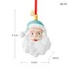 Weihnachtsbaum-Anhänger, Stereo-Weihnachtsmann, hängender Anhänger, Epidemie-Prävention, Überlebende, Maske, Schneemann, Schlüsselanhänger, Weihnachtsdekorationen