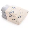 Tecido de microfibra bordado 3 pcs toalha conjunto para adultos casa 1 pc * 70 * 140cm toalha de banho 2pcs * 34 * 76cm Toalhas de rosto 201027