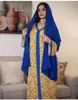 Ethnische Kleidung Marokkanischer Kaftan Dubai Türkei Muslim Langarm Abaya Jalabiya Kleid Mode Arabisch Robbon Maxi für Frauen