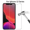 Härdad glasskärmsskydd för iPhone 13 Pro max 12 mini 11 XR XS max 7 8 Plus med detaljhandelspaket D1