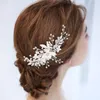 floral bridal hair piece