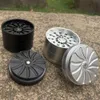 Hornet Factory Rökning Grinder Partihandel Aluminium Diameter 53mm Höjd 4Layers Herb Crusher CNC Mix Color