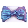 2020 Goud 7 inch DIY Bowknot Baby Hoofdbanden Regenboog Meisjes Hoofdbanden Mermaid Kids Hoofdband Baby Hoofd Banden Baby Haaraccessoires