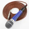 Metall Vocal Moving Coil Dynamic Professional Microphone System 6.5mm Jack 5m Kabel Hi-Fi Delity Uni-Directional Mic för Karaoke