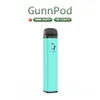 Gunnpod 2000 Puffs Pre-Filled Disposable Vape 1250 MAH Batterij E Sigaret DEIVCE 18350 8ML Vaporizer Starter Kit vs Bar 20 Flavs Pen Pod Bladerde Gunpod Gun Pod