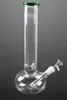 Bong in vetro trasparente da 8 pollici per narghilè con tubo ad acqua Downstem Oil Dab Rig con giunto femmina da 14 mm per tabacco