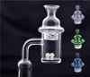 smoking accessories New XXL Quartz Banger Nail & Cyclone Spinning Carb Cap and Terp Pearl 90 Degrees for Bongs dab rigs