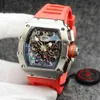 Luxe merk heren automatisch mechanisch horloge Zwart Rood Rubber Geel Rose Goud Richard Horloges Roestvrij staal Saffier AAA Top 209154765