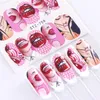 Nail Art Stickers Sexy Lips Cool Garota Letras Decalques Decalques Adesivo Para Decorações De Prego Manicure Ferramenta Nails Dicas Pegatinas de Uñas Bulk