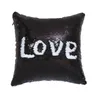 Magic Pillowcase Sequins Throw Pillow Mermaid 4545cm Cushion Cover Decorative Reversible Sequin Pillowcover for Sofa Decorative T200601