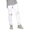 Herren Jeans Männer Skinny Ripped Design Mode Biker Stretch Reißverschlüsse Zerstört Hip Hop E50191