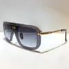 M EIGHT Солнцезащитные очки Мужчины Металл Ретро классические Солнцезащитные очки унисекс Модный стиль Пластинчатая рамка UV 400 Зеркало Высочайшее качество поставляется с пакетом